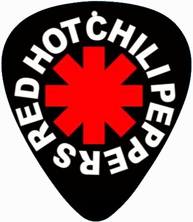 Medalion Pana de chitara Red Hot Chili Peppers Logo (SHK-1)