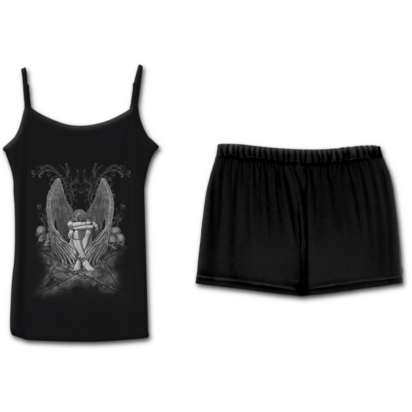 Set 2 pijamale dama (iarna/vara) imprimate diferit D024G601 - Enslaved Angel