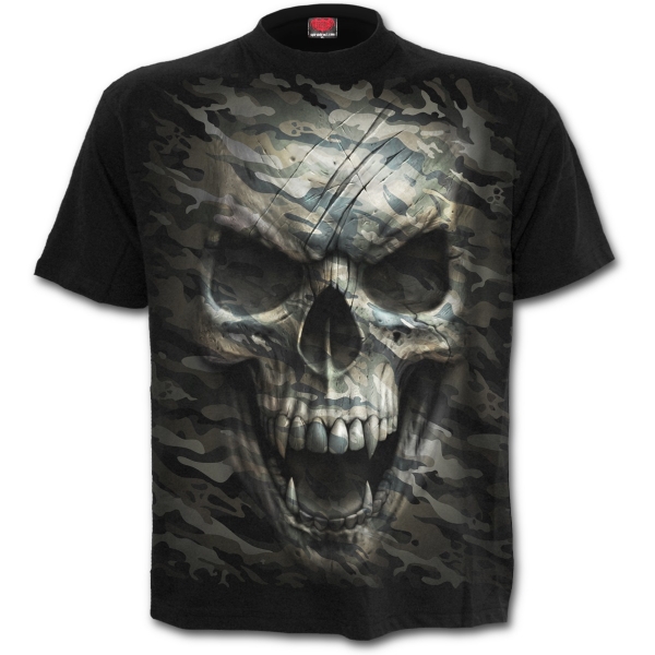 Tricou T141M101 - CAMO-SKULL (Lichidare stoc!)