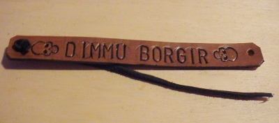 Bratara artizanat 2 cm embosata Dimmu Borgir