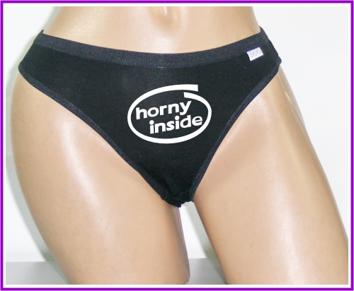 Chiloti negri HORNY INSIDE