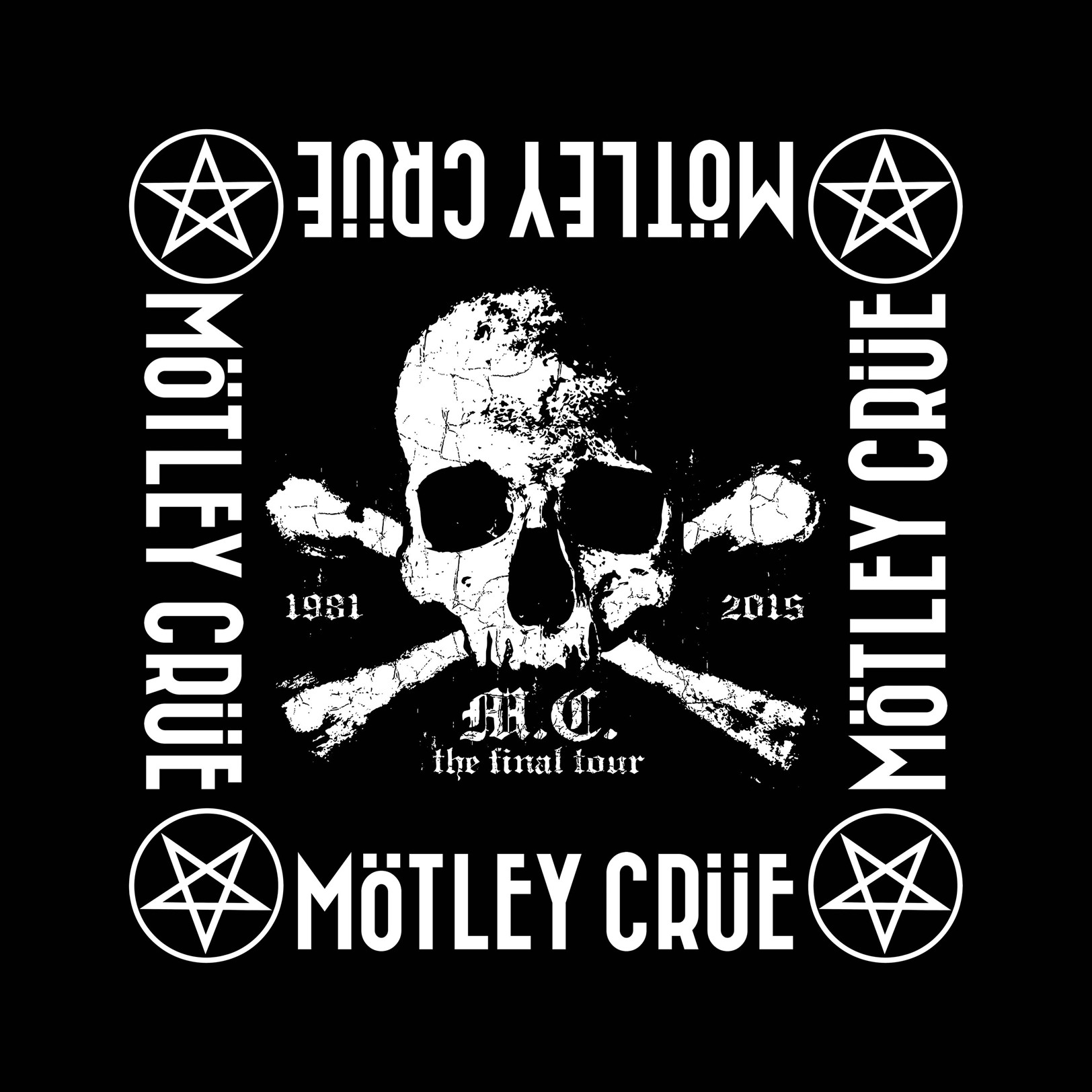 Bandana Motley Crue The Final Tour B066