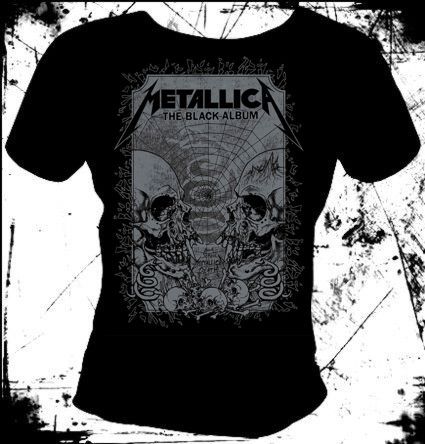 Girlie Gildan METALLICA The Black Album