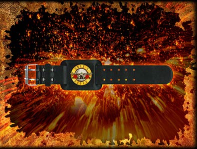 Bratara de piele GUNS N ROSES - BULLET LOGO