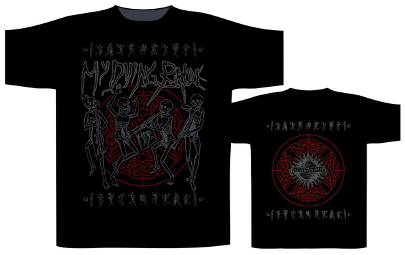 Tricou MY DYING BRIDE - SKELETAL BAND (lichidare stoc)