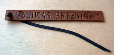 Bratara artizanat 2 cm embosata Judas Priest