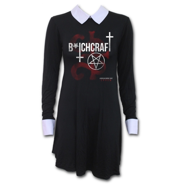 Rochie G051F135 - Coven Bitchraft AHS PeterPan Collar Baby Doll