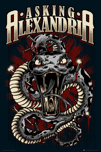 Poster ASKING ALEXANDRIA Snake