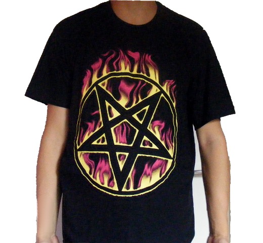 Tricou Pentagrama in Flacari TR/JV/T300
