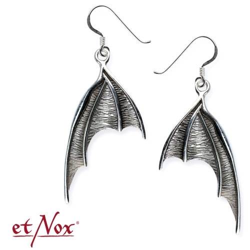 O4009 Cercei de argint Bat Wings