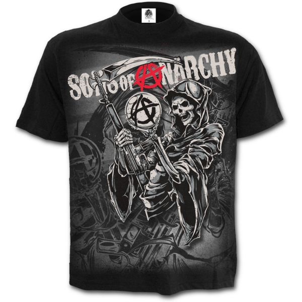 Tricou G102M101 - Reaper Montage Sons of Anarchy