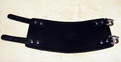 Bratara imitatie piele neagra conica (JHN)
