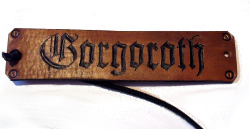 Bratara artizanat embosata Gorgoroth