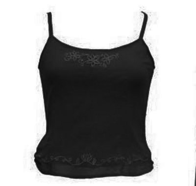 Maieu din georgette negru A-331