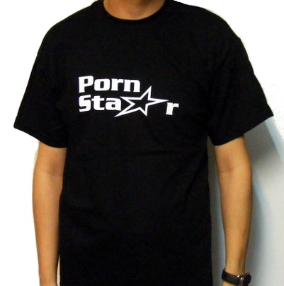 Tricou negru PORNSTAR