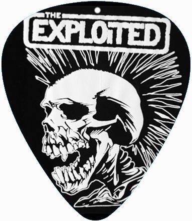Medalion Pana de chitara The Exploited Mohawk Skull (SHK-1)