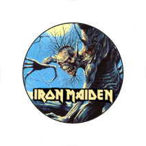 Insigna 2,5 cm IRON MAIDEN Fear of the Dark (I-SHK)