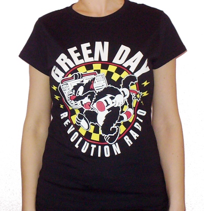 Girlie Gildan Green Day Revolution