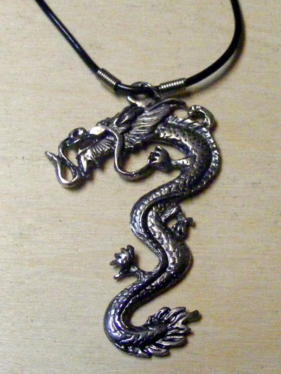 108. Medalion Dragon chinezesc mare