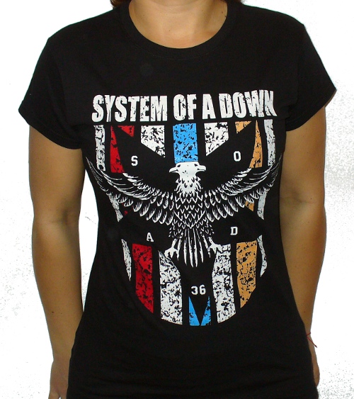 Girlie Gildan SYSTEM OF A DOWN Eagle