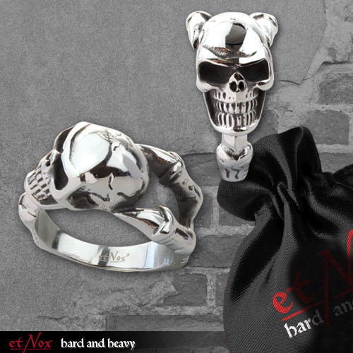 SR1403 Inel de inox Skull