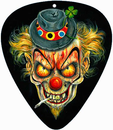 Medalion Pana de chitara Triunghiulara Clown (SHK-1)