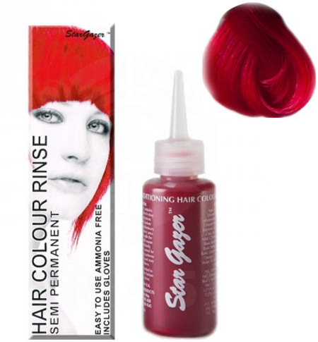 Vopsea de par semi permanenta rosie Stargazer ROUGE (VSGRO)