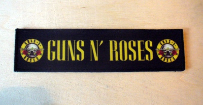 Patch GUNS N ROSES Logo mare (superstrip) (lichidare stoc) (P-SHK)