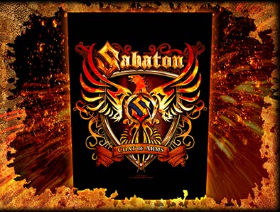 Backpatch Sabaton - Coat Of Arms (lichidare stoc)