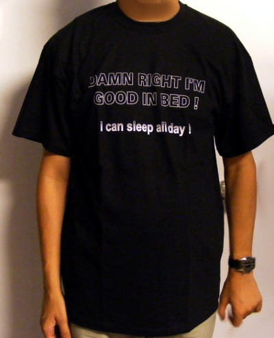 Tricou TBF negru DAMN RIGHT I M GOOD IN BED