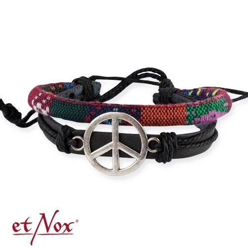 UA4103 Bratara de piele Flower Power