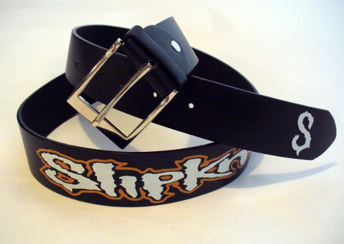 Curea neagra imitatie piele Slipknot Logo (MCD)