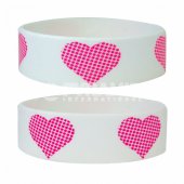 Bratara de cauciuc Dot Heart