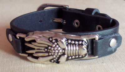 Bratara imitatie piele Skulls Factory Alien Crab