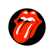 Insigna 2,5 cm ROLLING STONES (I-SHK)