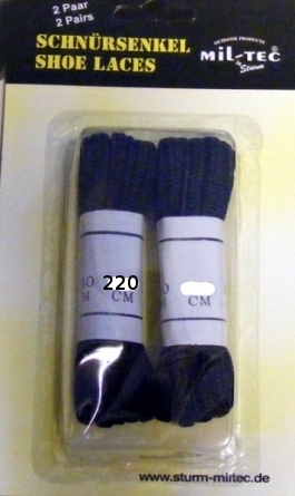 SIRETURI NEGRE PENTRU BOCANCI 220CM Art.-No. 12912002
