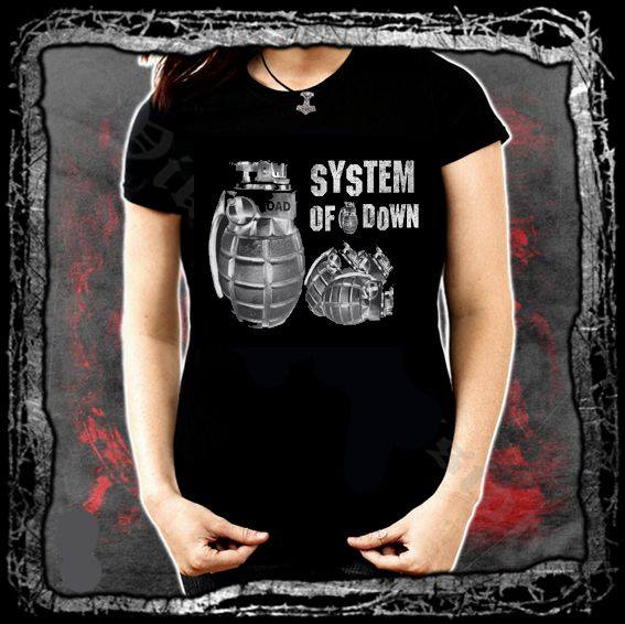 Girlie Gildan SYSTEM OF A DOWN Grenade