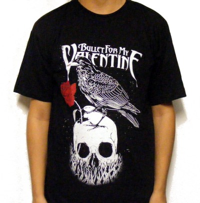 Tricou BULLET FOR MY VALENTINE Raven/Band TR/JV/T557