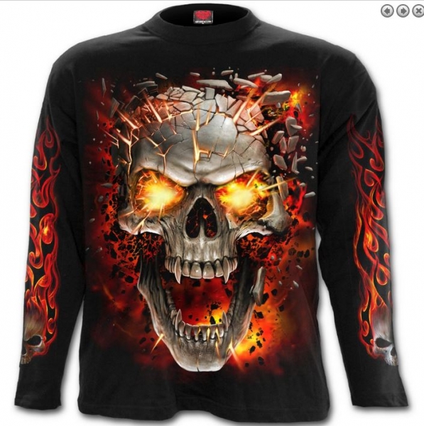 Longsleeve T152M301 - SKULL BLAST