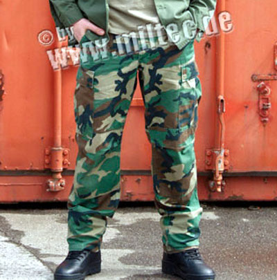 PANTALONI army US TYP BDU R/S Ripstop PRESPALATI WOODLAND Art.-Nr. 11823020 (Lichidare Stoc!)