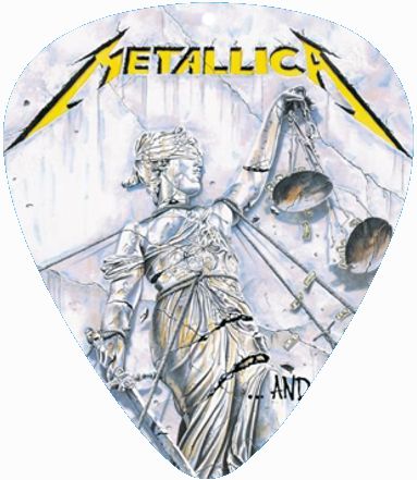 Medalion Pana de chitara Metallica And Justice (SHK-1)