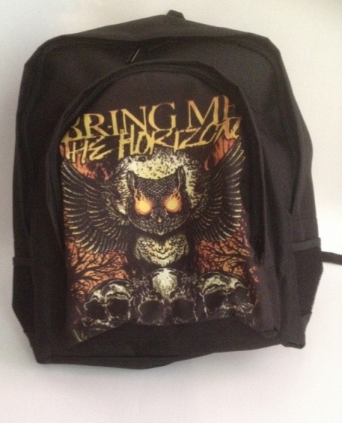 Rucsac (ghiozdan) BRING ME THE HORIZON Owl and Skulls