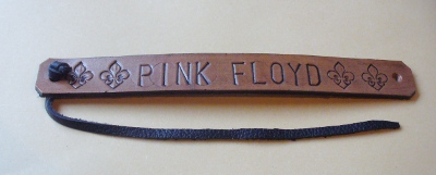 Bratara artizanat 2 cm embosata PINK FLOYD