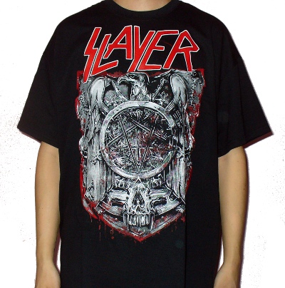 Tricou SLAYER Vultur si Logo Rosu TR/GL/249