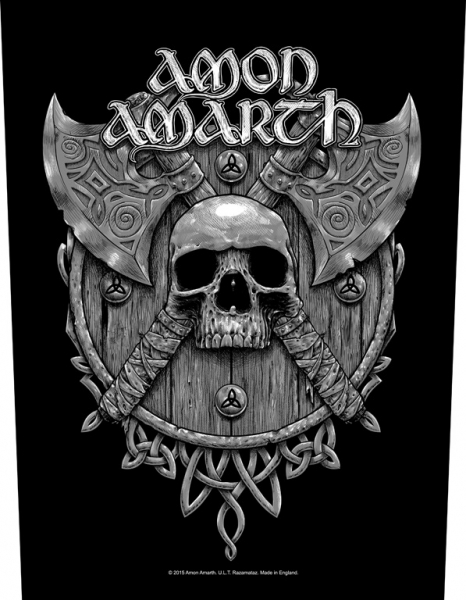 Backpatch Amon Amarth - Skull And Axes