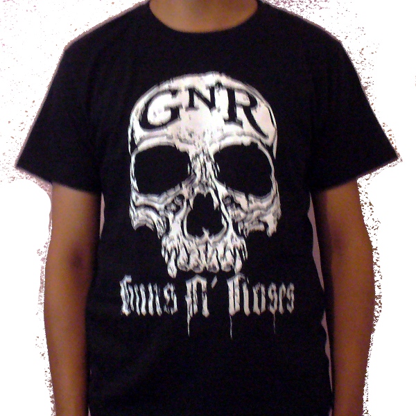 Tricou GUNS N ROSES White Skull TR/JV/A-GNRS-08