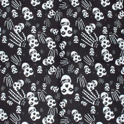 Bandana Misfits Skeleton Hands