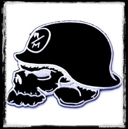 Patch Helmet Skull (patch brodat)(P-SHK)