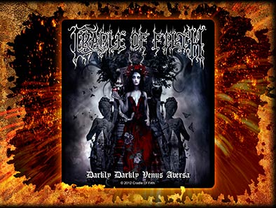 Sticker mare Cradle Of Filth Darkly, Darkly (Superpret Razamataz)
