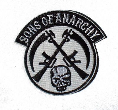Patch SONS OF ANARCHY Craniu si 2 Coase (patch brodat) (P-SHK)